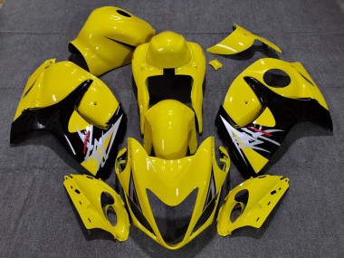2008-2020 Gloss Yellow with Black Style GSXR 1300 Hayabusa Motorcycle Fairings