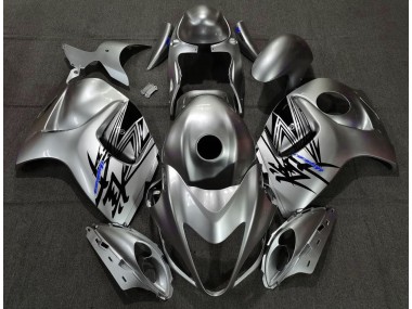 2008-2020 Liquid Silver & Blue GSXR 1300 Hayabusa Motorcycle Fairings