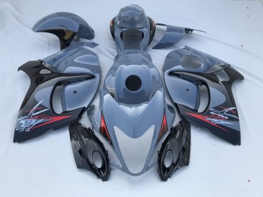 2008-2020 Nardo Grey and Black Limited GSXR 1300 Hayabusa Motorcycle Fairings