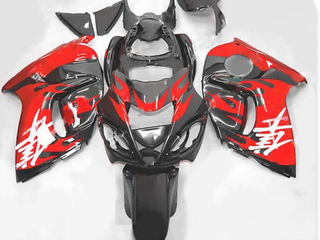 2008-2020 Red and Grey GSXR 1300 Hayabusa Motorcycle Fairings