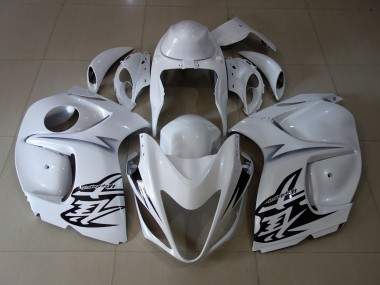 2008-2020 White GSXR 1300 Hayabusa Motorcycle Fairings