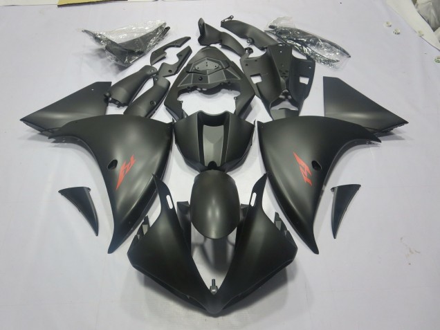 2009-2011 Matte Black Red R1 Motorcycle Fairings