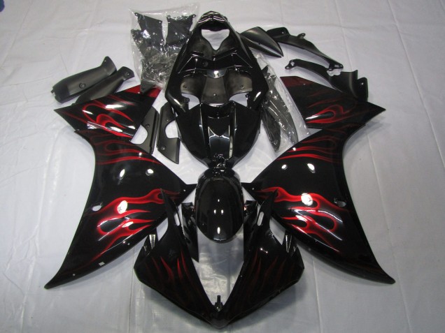 2009-2011 Red Flame R1 Motorcycle Fairings