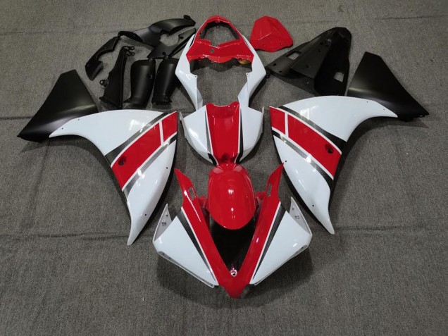 2009-2011 Red White R1 Motorcycle Fairings