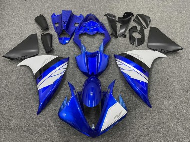 2009-2011 White and Blue Gloss with Black Lowers R1 Motorcycle Fairings