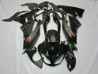 2009-2012 Black ZX6R Motorcycle Fairings