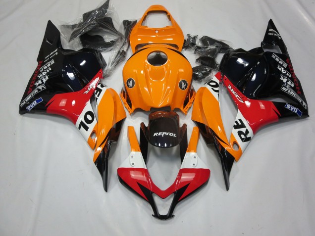 2009-2012 Classic Repsol CBR600RR Motorcycle Fairings