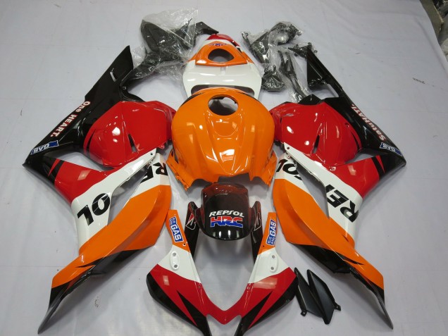 2009-2012 Classic Repsol Style 2 CBR600RR Motorcycle Fairings