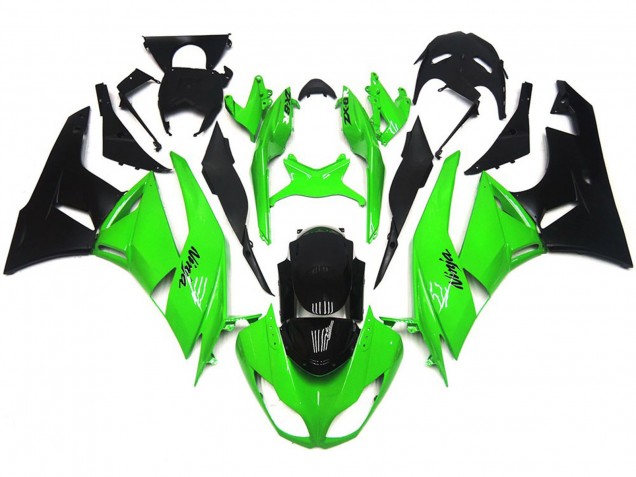 2009-2012 Deep Gloss Green Sharp ZX6R Motorcycle Fairings