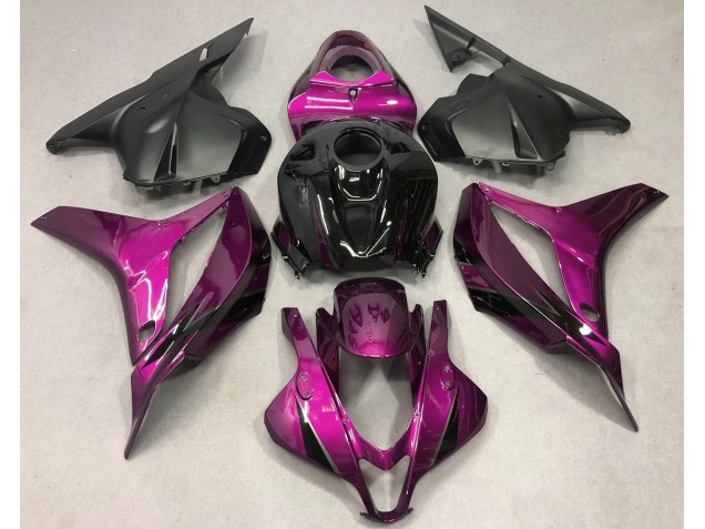 2009-2012 Deep Pink with Black CBR600RR Motorcycle Fairings
