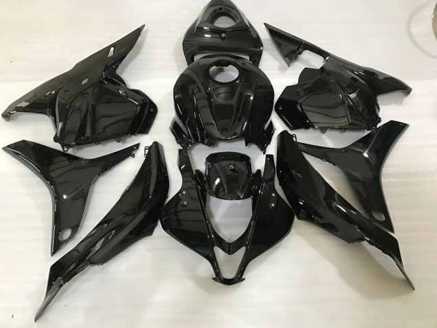 2009-2012 Gloss Black CBR600RR Motorcycle Fairings