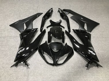 2009-2012 Gloss Black ZX6R Motorcycle Fairings