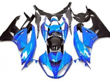 2009-2012 Gloss Blue Style ZX6R Motorcycle Fairings