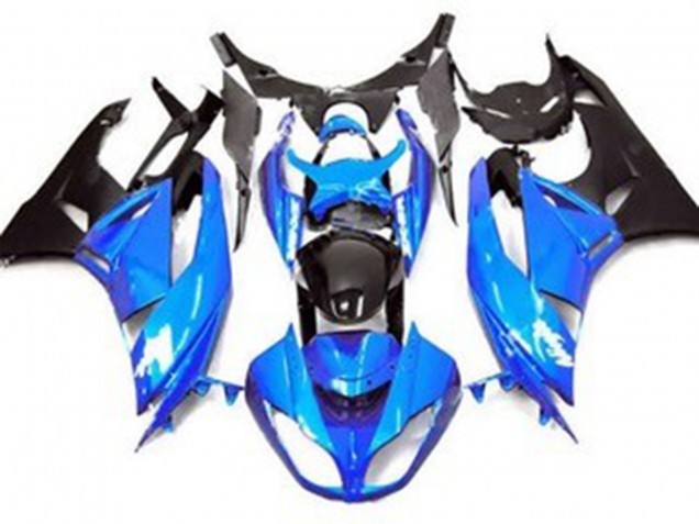 2009-2012 Gloss Blue Style ZX6R Motorcycle Fairings