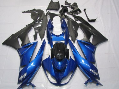 2009-2012 Gloss Blue ZX6R Motorcycle Fairings