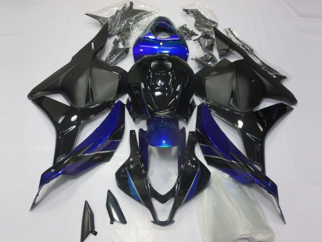 2009-2012 Gloss Blue and Black CBR600RR Motorcycle Fairings