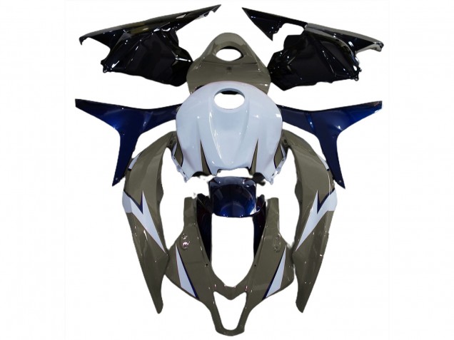 2009-2012 Gloss Brown and Blue CBR600RR Motorcycle Fairings
