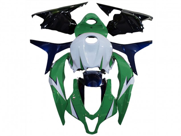 2009-2012 Gloss Green and Blue CBR600RR Motorcycle Fairings