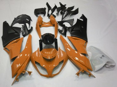 2009-2012 Gloss Orange & Black ZX6R Motorcycle Fairings