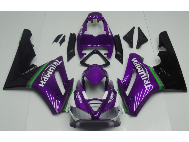 2009-2012 Gloss Purple Daytona 675 Motorcycle Fairings