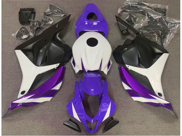 2009-2012 Gloss Purple White and Violet CBR600RR Motorcycle Fairings