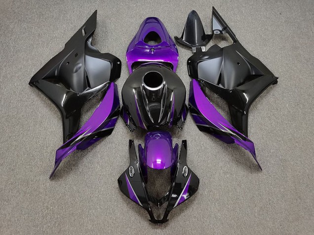2009-2012 Gloss Purple and Black CBR600RR Motorcycle Fairings