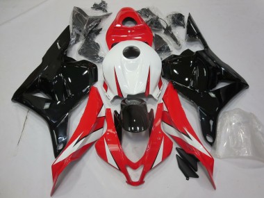 2009-2012 Gloss Red White and Black CBR600RR Motorcycle Fairings