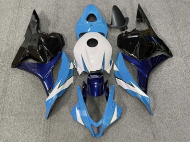 2009-2012 Light Blue and White CBR600RR Motorcycle Fairings