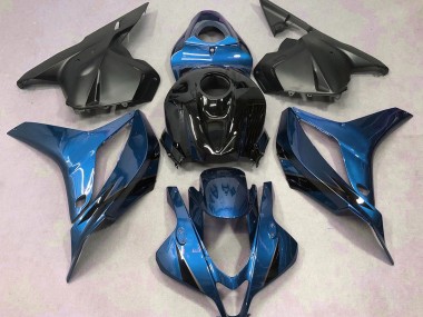 2009-2012 Light Blue with Black CBR600RR Motorcycle Fairings