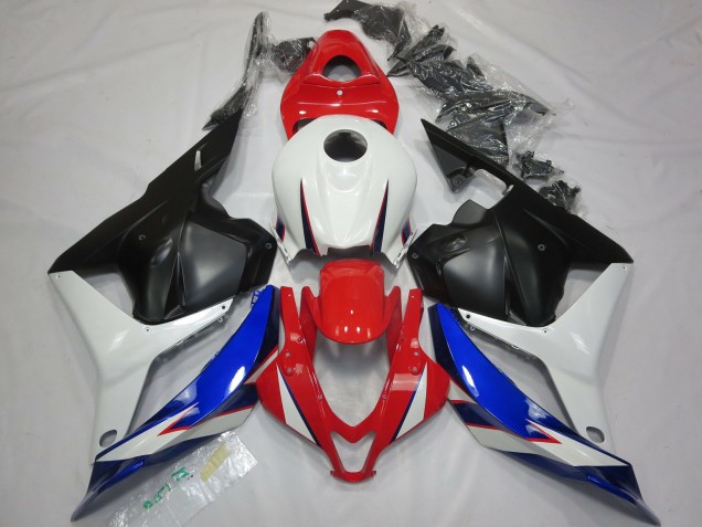 2009-2012 OEM Style Black White Red and Blue CBR600RR Motorcycle Fairings