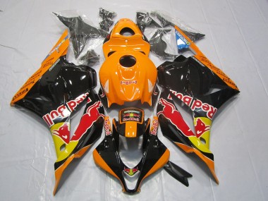 2009-2012 Orange Red Bull CBR600RR Motorcycle Fairings