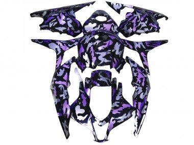 2009-2012 Purple Snow Camo CBR600RR Motorcycle Fairings