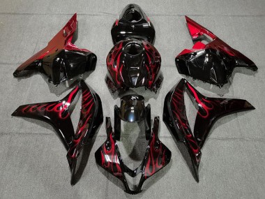 2009-2012 Red Flame CBR600RR Motorcycle Fairings