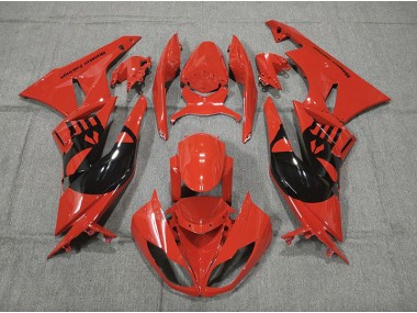 2009-2012 Red Punisher ZX6R Motorcycle Fairings