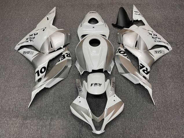 2009-2012 Silver Repsol CBR600RR Motorcycle Fairings