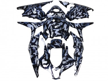 2009-2012 Silver Snow Camo CBR600RR Motorcycle Fairings