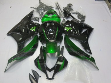 2009-2012 Special Green Gloss Black CBR600RR Motorcycle Fairings