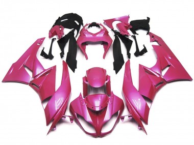 2009-2012 Vibrant Gloss Pink ZX6R Motorcycle Fairings