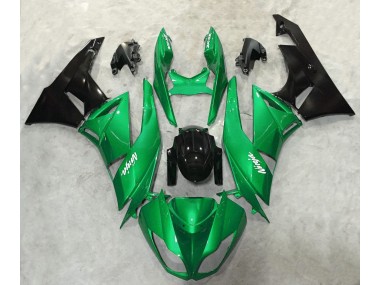 2009-2012 Vibrant Green Gloss ZX6R Motorcycle Fairings