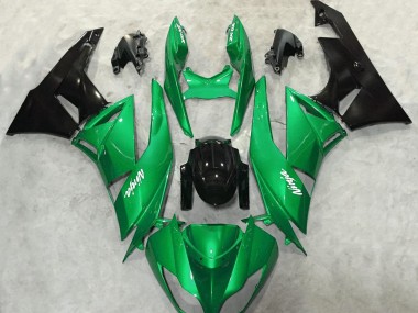 2009-2012 Vibrant Green Gloss ZX6R Motorcycle Fairings