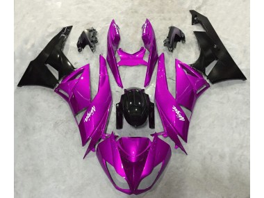 2009-2012 Vibrant Pink Gloss ZX6R Motorcycle Fairings