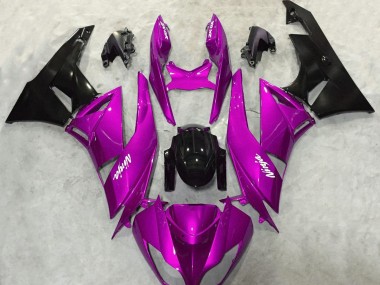 2009-2012 Vibrant Pink Gloss ZX6R Motorcycle Fairings