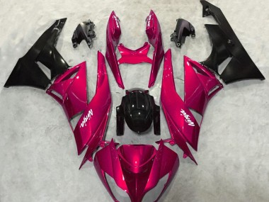 2009-2012 Vibrant Red Gloss ZX6R Motorcycle Fairings
