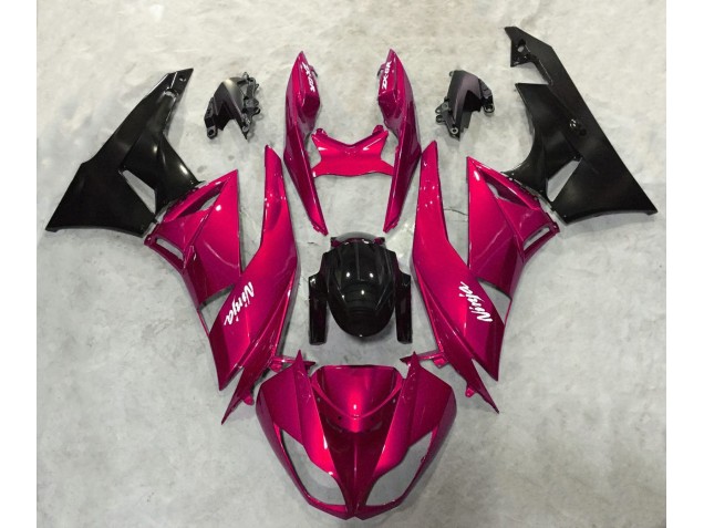 2009-2012 Vibrant Red Gloss ZX6R Motorcycle Fairings