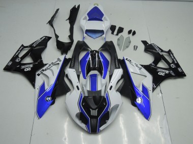 2009-2014 Alien Blue and White S1000RR Motorcycle Fairings