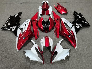 2009-2014 Alien Blue and White S1000RR Motorcycle Fairings