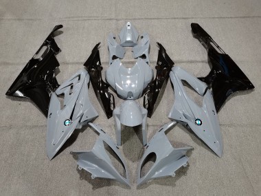 2009-2014 Alien Blue and White S1000RR Motorcycle Fairings