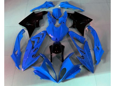 2009-2014 Alien Blue and White S1000RR Motorcycle Fairings