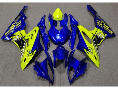 2009-2014 Alien Blue and White S1000RR Motorcycle Fairings