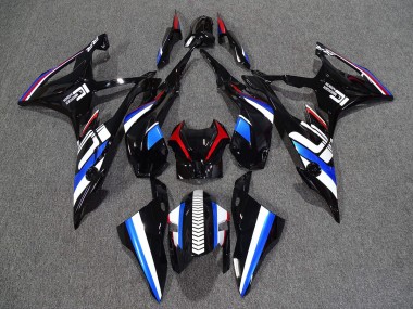 2009-2014 Alien Blue and White S1000RR Motorcycle Fairings